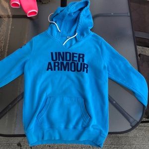 under armor blue hoodie